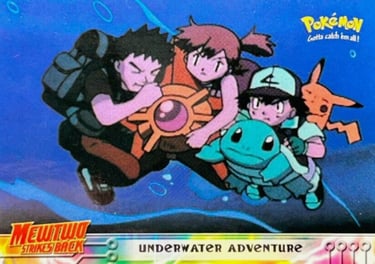 17 Underwater Adventure Topps Pokémon The First Movie
