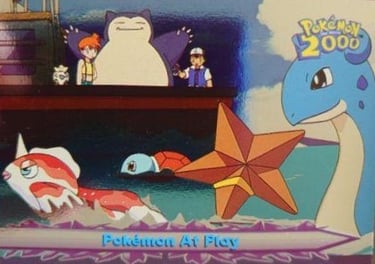 18 Pokemon At Play Topps Pokémon The Movie 2000 silver foil