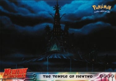 18 The Temple of Mewtwo Topps Pokémon The First Movie