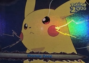 19 Stormy Seas Topps Pokémon The Movie 2000 rainbow foil