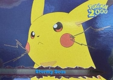 19 Stormy Seas Topps Pokémon The Movie 2000 silver foil
