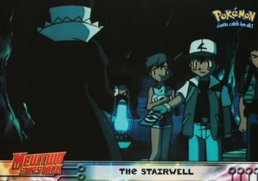 19 The Stairwell Topps Pokémon The First Movie