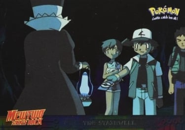 19 The Stairwell Topps Pokémon The First Movie silver foil