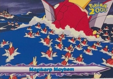 20 Magicarp Mayhen Topps Pokémon The Movie 2000