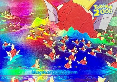 20 Magicarp Mayhen Topps Pokémon The Movie 2000 silver foil