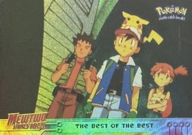 20 The Best Of The Best Topps Pokémon The First Movie rainbow foil