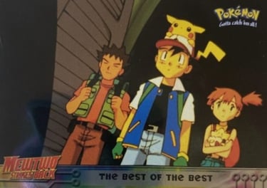 20 The Best Of The Best Topps Pokémon The First Movie silver foil