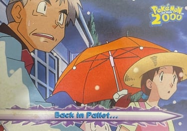 21 Back In Pallet... Topps Pokémon The Movie 2000