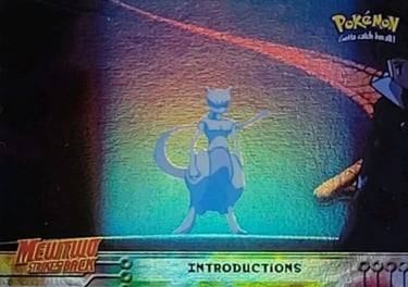 21 Introductions Topps Pokémon The First Movie rainbow foil