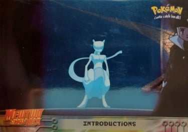 21 Introductions Topps Pokémon The First Movie silver foil