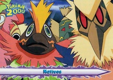 22 Natives Topps Pokémon The Movie 2000