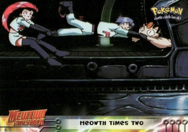 23 Meowth Time Two Topps Pokémon The First Movie