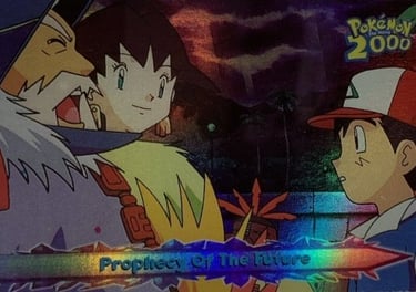 23 Prophecy Of The Future Topps Pokémon the movie 2000 rainbow foil