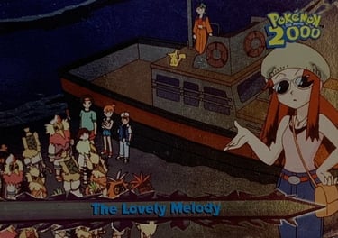 24 The Lovely Melody Topps Pokémon The Movie 2000 silver foil