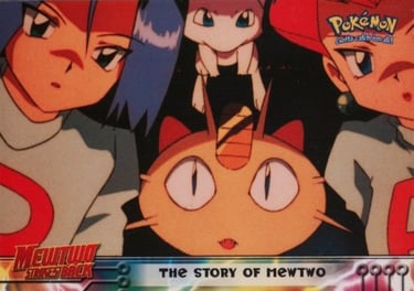 24 The Story of Mewtwo Topps Pokémon The First Movie