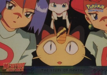 24 The Story of Mewtwo Topps Pokémon The First Movie silver foil