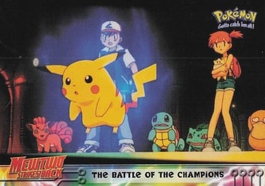 25 The Battle of the Champions Topps Pokémon The First Movie