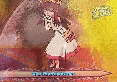 25 The Performance Topps Pokémon The Movie 2000 silver foil