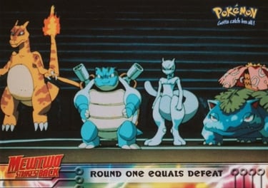 26 Round one Equals Defeat Topps Pokémon The First Movie