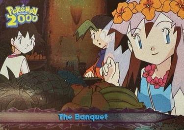 26 The Banquet Topps Pokémon The Movie 2000 silver foil