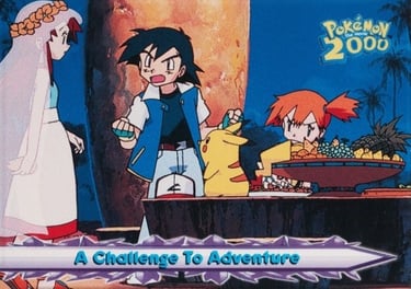 27 A Challange To Adventure Topps Pokémon The Movie 2000