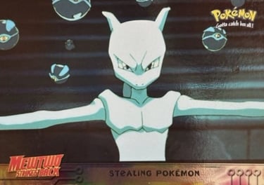 27 Stealing Pokémon Topps Pokémon The First Movie silver foil