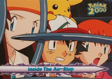 36 Inside The Air-Ship Topps Pokémon The Movie 2000