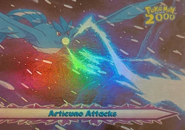 38 Articuno Attacks Topps Pokémon The Movie 2000 rainbow foil