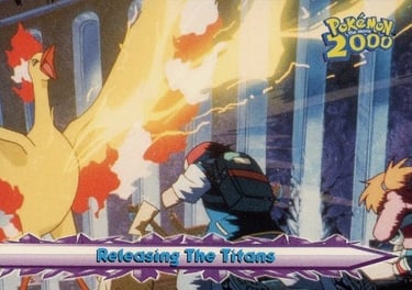 39 Realsing The Titans Topps Pokémon The Movie 2000