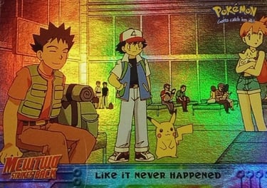 40 Like It Never Happened Topps Pokémon The First Movie rainbow foil