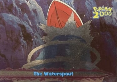 42 The Waterspout Topps Pokémon The Movie 2000 silver foil