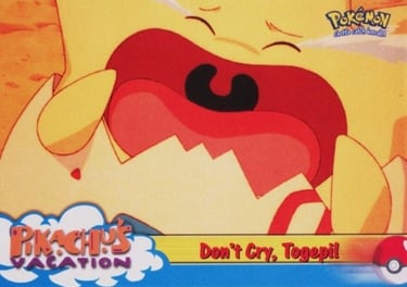 43 Don't Cry, Togepi! Topps Pokémon The First Movie