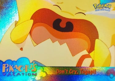 43 Don't Cry, Togepi! Topps Pokémon The First Movie rainbow foil
