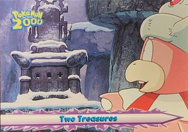 43 Two Treasures Topps Pokémon The Movie 2000