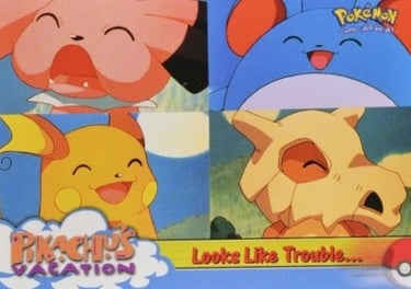 44 Looks Like Trouble... Topps Pokémon The First Movie