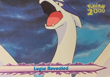 44 Lugia Revealed Topps Pokémon The Movie 2000
