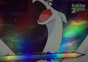 44 Lugia Revealed Topps Pokémon The Movie 2000 rainbow foil