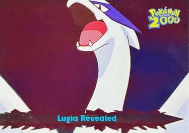 44 Lugia Revealed Topps Pokémon The Movie 2000 silver foil