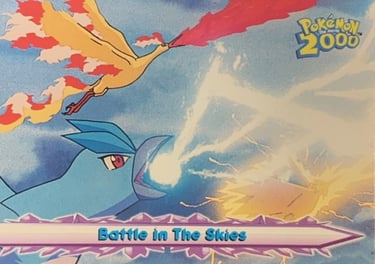 45 Battle in The Skies Topps Pokémon The Movie 2000
