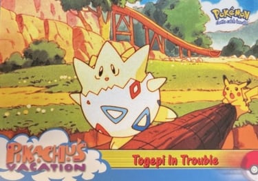 45 Togepi in Trouble Topps Pokémon The First Movie