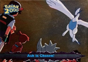 46 Ash is Chosen! Topps Pokémon The Movie 2000 silver foil