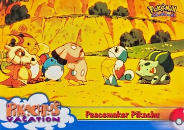 46 Peacemaker Pikachu Topps Pokémon The First Movie