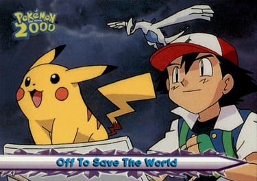 48 Off To Save The World Topps Pokémon The Movie 2000