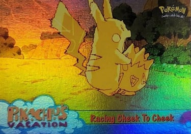 48 Racing Cheek To Cheek Topps Pokémon The First Movie rainbow foil