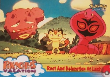 49 Rest And Relaxation At Last Topps Pokémon The First Movie