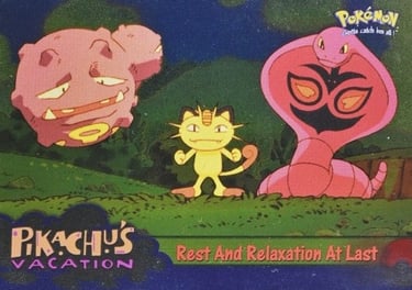 49 Rest And Relaxation At Last Topps Pokémon The First Movie silver foil