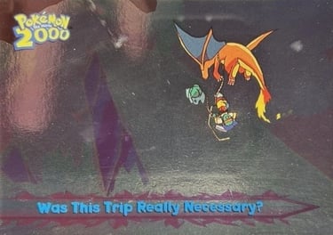 49 Was This Trip Really Necessary? Topps Pokémon The Movie 2000 silver foil