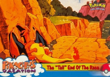 50 The "Tail" End Of The Race Topps Pokémon The First Movie