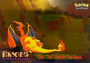 50 The "Tail" End Of The Race Topps Pokémon The First Movie silver foil