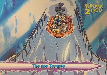 51 The ice Temple Topps Pokémon The Movie 2000